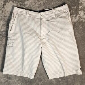 Fox Shorts Men's 32X10 Racing Pinstripe OK‎ Riders Club Casual